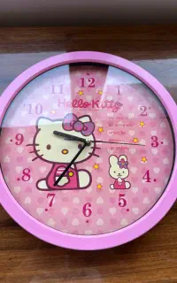 ساعت دیواری hello kitty برای اتاق کودک ونوجوان