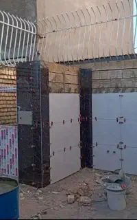 نما کاری کاشی کاری دیوار چینی تخریب استا بنایی