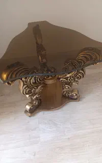 ۲میز عسلی با میز بزرگ