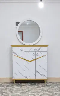 آینه کنسول و کمد جا لباس