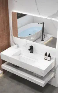 ساخت انواع روشویی های سرامیکی،سنگی وpvc