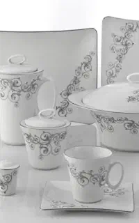 چینی زرین وینچی مدل باروک