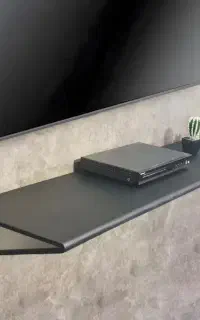 شلف دیواری چرم و استیل