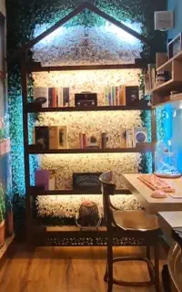 شلف دیواری قفسه کتاب .قفسه گل