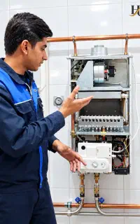 (تکنسین تاسیسات) (تعمیر پکیج و آبگرمکن)با گارانتی