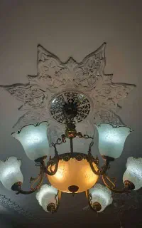 دو عدد لوستر شیش شاخه ای