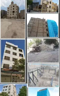 تخریب ساختمان  و خاکبرداری برادران اکبری