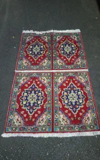 ۴ عدد پادری دستباف تبریز