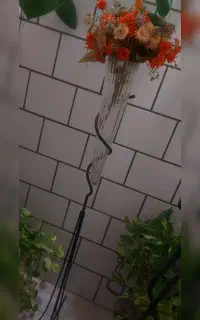 گلدان بلند جنس فرفورژه