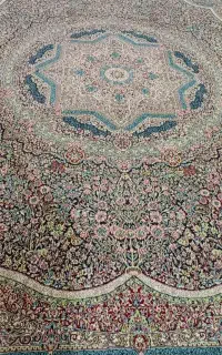 قالی فیروزه ای