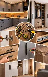 تعمیرات تخصصی کابینت، کمد و دراور