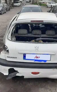 پژو ۲۰۶ تیپ۵ تصادفی