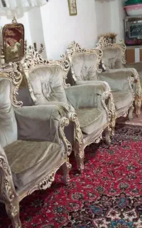 مبل هفت نفره جنس چوب راش