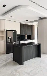 کابینت کمددیواری لاین طراحی برچسب ماربل ترمو pvc