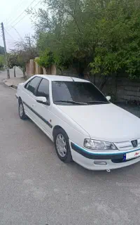 پژو پارس مدل ۹۰ چند لکه رنگ