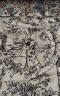 پشتی پارچه ای طرح دار چهار عدد