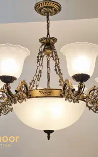 ۴۰مدل لوستر لنترآویزدیوارکوب برنز آنتیک تک جفت ست