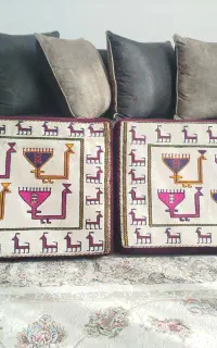 پشتی وبافتنی