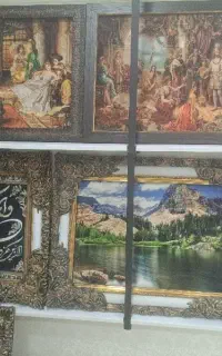 تابلو فرش شال مبل پتو فرش و فرشینه