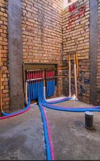 اجراع لوله کشی اب ساختمان باکادری مجرب