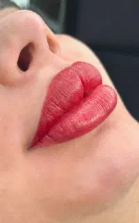 کاشت ناخن شیدینگ لب ،کلیه خدمات ارایشگری