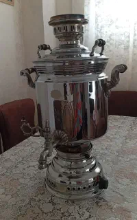 سماور برنجی،قدیمی گازی ۱۲ لیتری