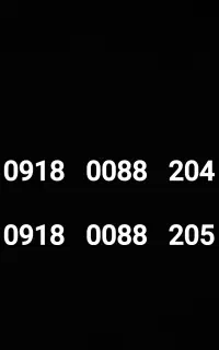 ۰۹۱۸۰۰۸۸۲۰۴ و ۰۹۱۸۰۰۸۸۲۰۵ خط سیم کارت ۰۹۱۸