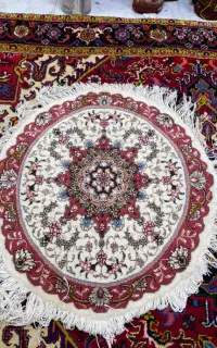 فرش دایره ۱*۱ جفت اولیا