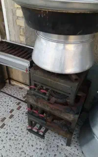 دیگ بر، گاز، کباب پز