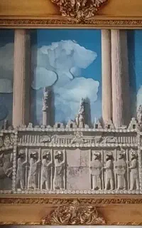 تابلو ۳بعدی پاسارگاد و قاب پروانه طبیعی