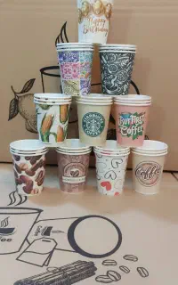 لیوان کاغذی ۲۲۰ سی‌سی باران