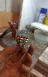 انگشتر نقره گرمی350