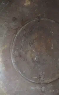 کاسه بزرگ مسی قلم زنی