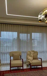 پرده شاین به قیمت حریر ساده