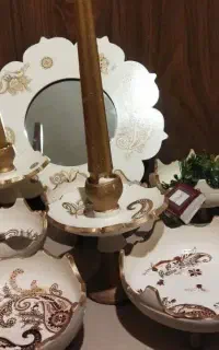 پروانه برنجی  عکس دوم هفت سین و سوم فرش ابرنگی