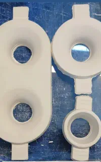 قاب هالوژن گچی
