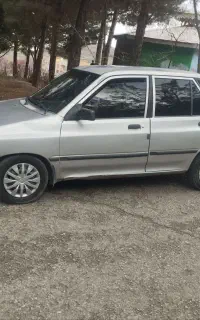 پراید نقره ای مدل 84