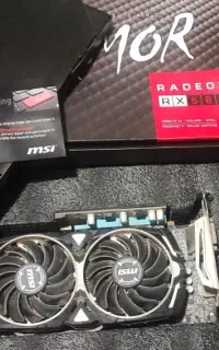 کارت گرافیک msi armor rx580 . 8gb
