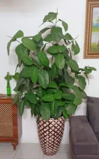 گلدان و گل مصنوعی