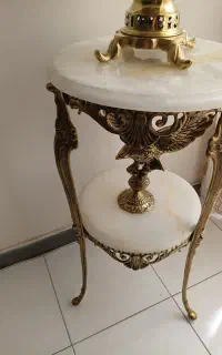 میز برنز سنگی آنتیک در حد نو