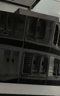 هود دو فن 9889 مشکی سفید