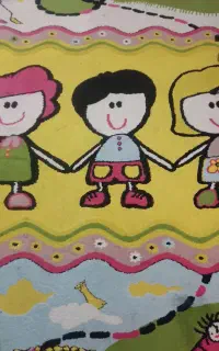 گلیم فرش بچه گانه