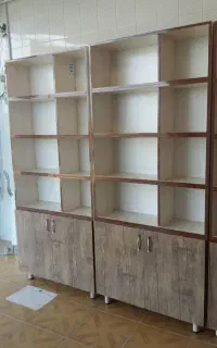 قفسه‌های تمام MDF با روکش PVC