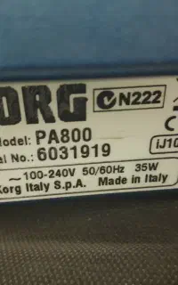 Korg PA800 سری 603