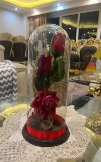باکس گل شیشه ای