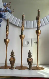شمعدان شیشه ایی