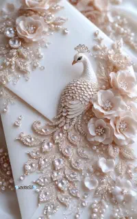 اجرای تابلو طاووس تماما برجسته