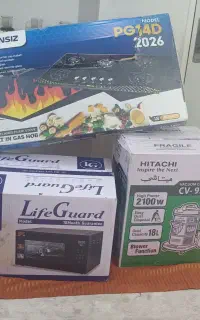 فقط ۲۹ میلیون جارو برقی.توستر. و گاز رو میزی