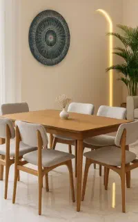 میزناهارخوری چنار مینیمال صندلی میز نهار خوری