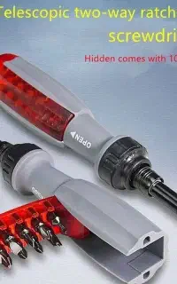 پیچ گوشتی جغجغه ای با ۱۰ سری مختلف